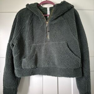 lululemon athletica Forest Green Fleece Sweater